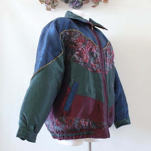 Rare Vintage BE IN THE CURRENT SEEN Puffer Jacket - Picture 3 of 8